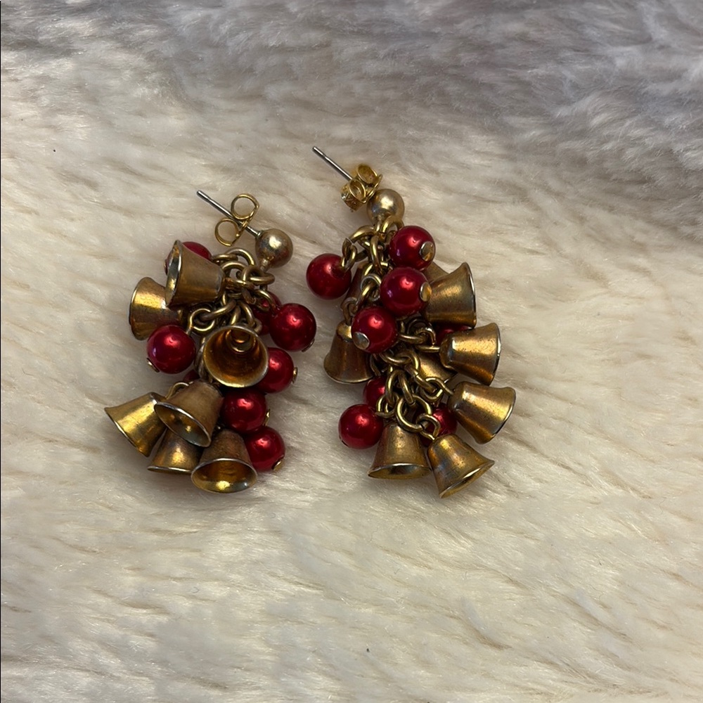 VINTAGE CHRISTMAS EARRINGS - Picture 5 of 6